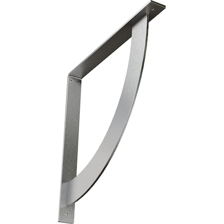 Ekena Millwork Bulwark Steel Bracket, Stainless Steel 2"W x 20"D x 20"H BKTM02X20X20BUSS